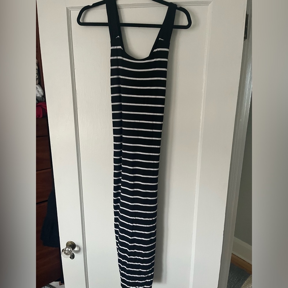 Athleta Stripped Maxi Dress